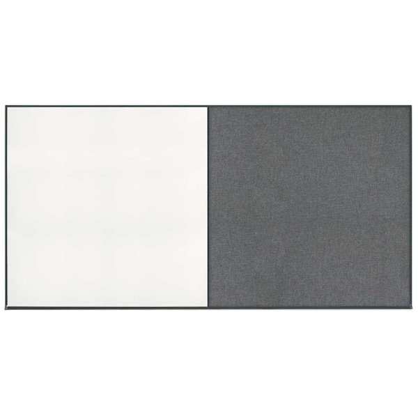 Enclosed Corkboard, 1 Door, 48"x36", 4" Fra, UV3409-SATIN-CORK